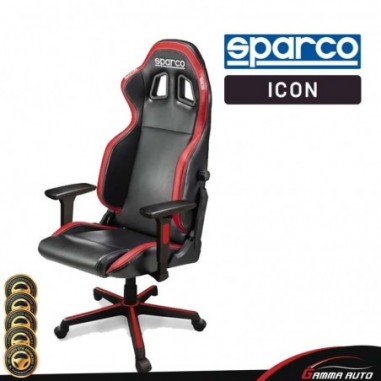 ICON OFFICE SEAT BLACK/RED     00998NRRS
