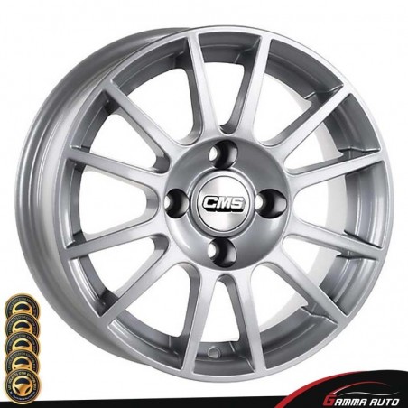 Jantes  6.0* 14 - 4X108 ET15 65.1 Racing Silver