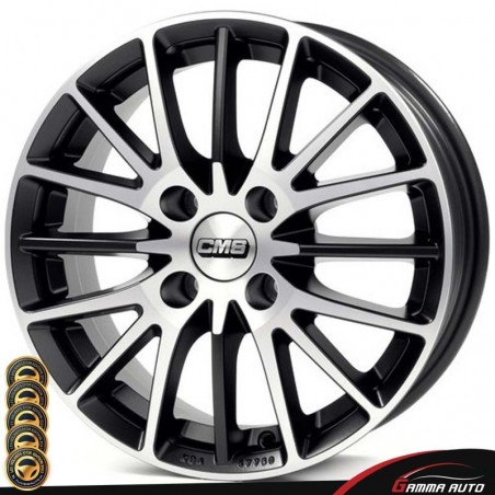 Jantes  6.0* 14 - 4X108 ET35 63.4 Diamond Black Gloss