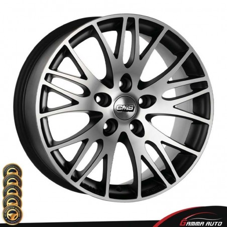 Jantes  7.5* 17 - 5x120 ET35 72.5 Diamond Matt Black