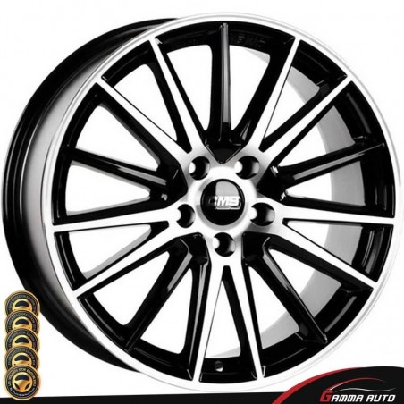 8.0*18-5*112 ET48 66.5 Diamond Black Gloss
