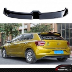 Spoiler Oettinger p.black VW polo MK6 2018+
