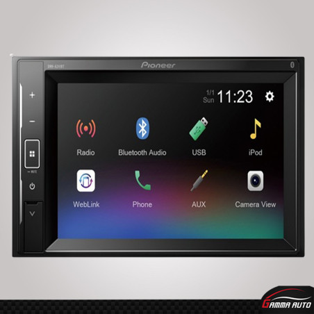 Autoradio vidéo Pioneer  BT/ Télécommande IR  DMH-A241BT