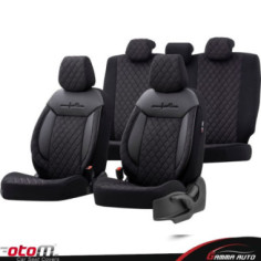 Housse OTOM COMFORTLINE VIP  TISSU  NOIR/NOIR Brûlé