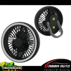 Rechargeable Hi-Flow Tent Fan and LED Light : ITENTFAN003