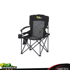 King Hard Arm Camp Chair with Lumbar Support : ICHAIR0067
