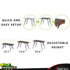 Quick Fold Aluminium Camping Table : ITABLE0023 2