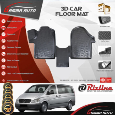 Tapis Sur Mesure Gamma Auto PVC Mercedes Vito 2005-2014