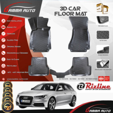 Tapis Sur Mesure Gamma Auto PVC Audi A6 C7 2014...