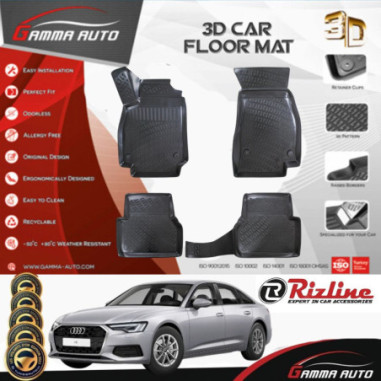 Tapis Sur Mesure Gamma Auto PVC Audi A6 C8 2015 +