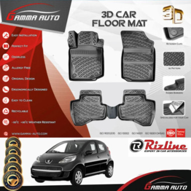 Tapis Sur Mesure Gamma Auto PVC Peugeot 107...