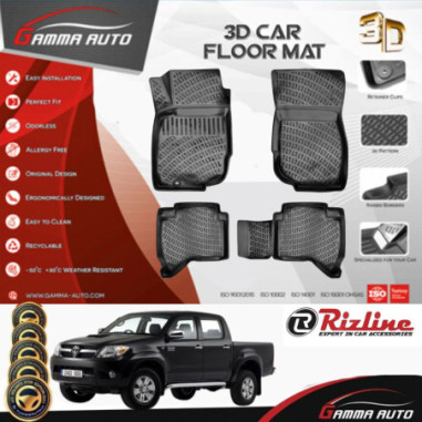 Tapis Sur Mesure Gamma Auto PVC Toyota Hilux...