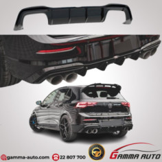 DIFFUSEUR R POUR GOLF 8 AVEC QUATRE SORTIES D'ÉCHAPPEMENT POUR PARE-CHOCS NORMAL