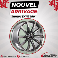 Jantes 8.0* 18 - 5x112 ET40 57.1 Titanium Grey