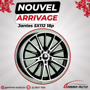 Jantes 8.0*18-5*114 ET48 66.5 Diamond Black Gloss