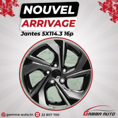 Jantes  6.5* 16 - 5*114.3 ET40 67.2 Diamond Black Gloss