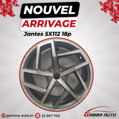 Jantes 8.0* 18 - 5x112 ET50 57.1 Gun Metal Diamond