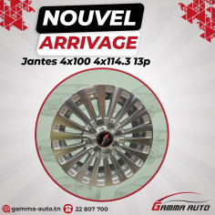 4 Jantes Alu 13 Pouces 4X100 / 4X114.3