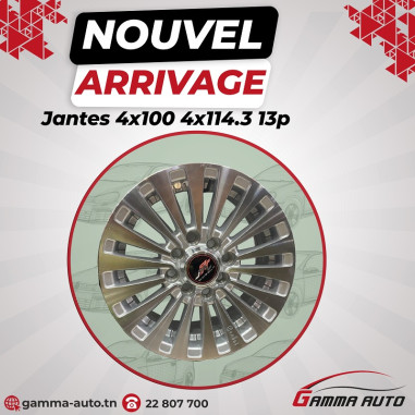 4 Jantes Alu 13 Pouces 4X100 / 4X114.3