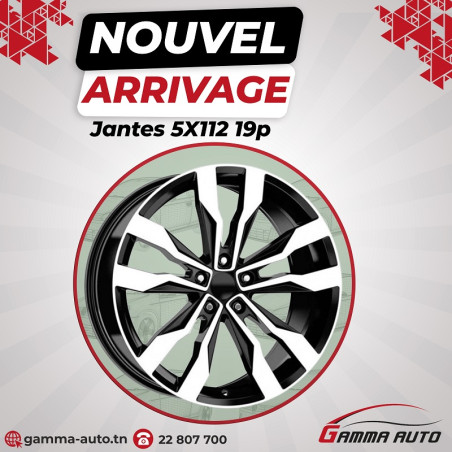 Jantes 8.5* 19 - 5x112 ET38 57.1 Black Diamond