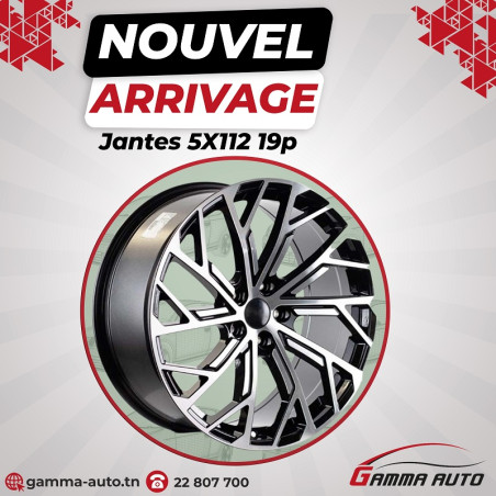 Jantes 8.5* 19 - 5x112 ET35 66.45 Black Diamond