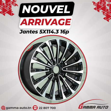 4 Jantes Alu 16 Pouces 5X114.3
