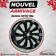 Jantes 8.0* 18 - 5x112 ET45 57.1 Black