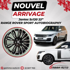 Jantes 9.5* 22 - 5x120 ET49 72.6 Black Diamond