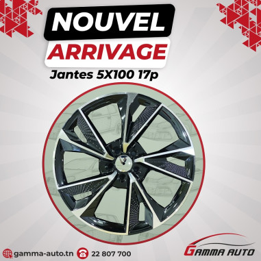 4 Jantes Alu 17 pouces 5x100