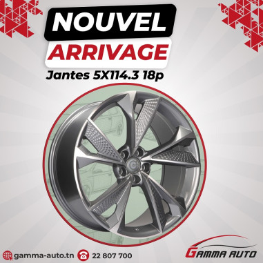 4 Jantes Alu 18 pouces 5x114.3