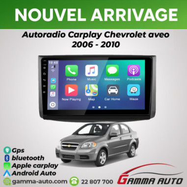 Poste Android Autoradio Carplay Chevrolet aveo...