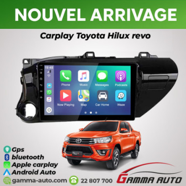 Poste Android Autoradio Carplay Toyota Hilux revo