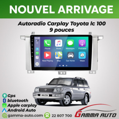 Poste Android Autoradio Carplay Toyota lc 100 9...