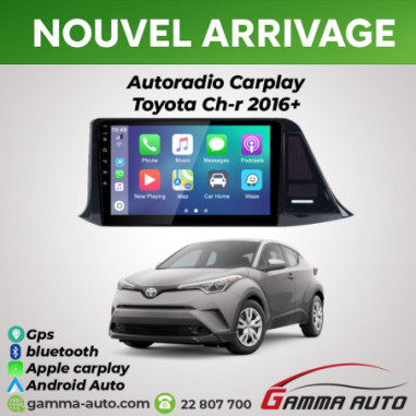 Poste Android Autoradio Carplay Toyota Ch-r 2016+