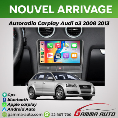 Poste Android Autoradio Carplay Audi a3 2008 2013