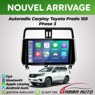 Poste Android Autoradio Carplay Toyota Prado...