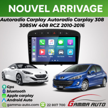 Poste Android Autoradio Carplay 308 308SW 408...