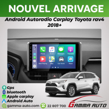 Poste Android Autoradio Carplay Toyota rav4 2018+