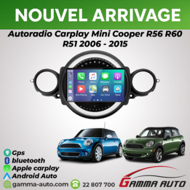Poste Android Autoradio Carplay Mini Cooper R56...