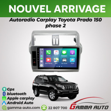 Poste Android Autoradio Carplay Toyota Prado...
