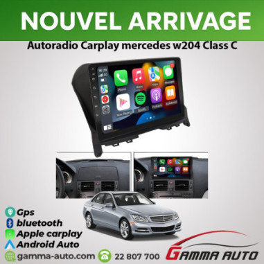 Poste Android Autoradio Carplay Mercedes W204...