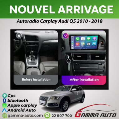 Poste Android Autoradio Carplay Audi Q5 2010-2018