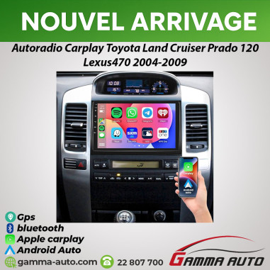 Autoradio Carplay Toyota Land Cruiser Prado 120...