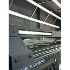 Galerie de toit plate avec led