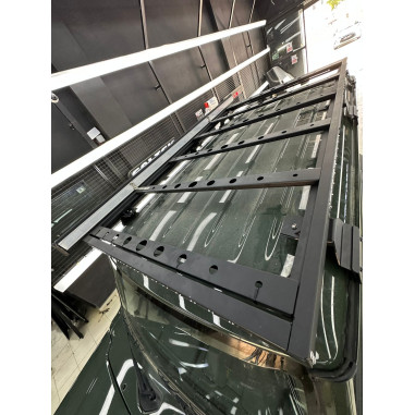 Galerie de toit plate avec led