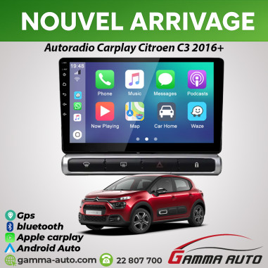 Poste Android Autoradio Carplay Citroen c3 2016+
