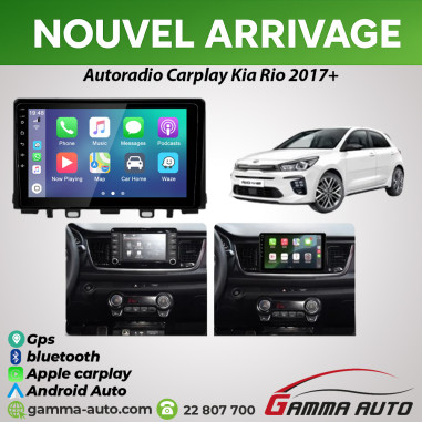 Poste Android Autoradio Carplay Kia rio 2017+