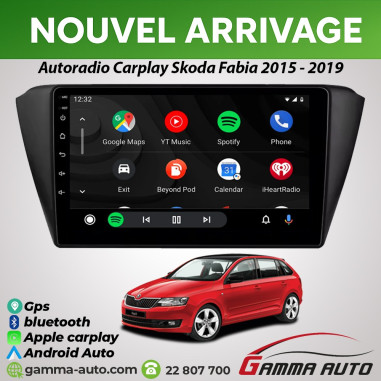 Poste Android Autoradio Carplay Skoda Fabia...