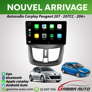 Poste Android Autoradio Carplay Peugeot 207...