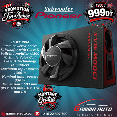 Subwoofer Pioneer / Amplification numérique /...